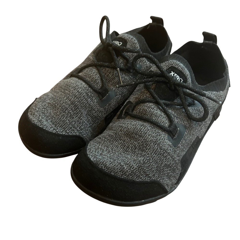 Xero Shoes Prio Neo Sneakers Womens Black Grey Minimalist Barefoot Size 8.5